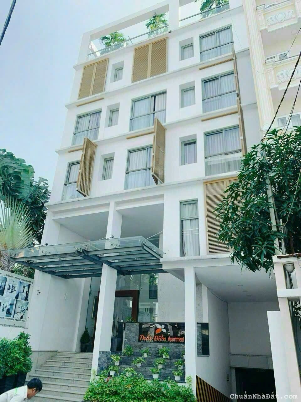 Toà CHDV Mặt Tiền P.Thảo Điền Quận 2_ HĐT 170Tr/ th_10x26m Hầm 6 Tầng 18P_Bán 40 Tỷ