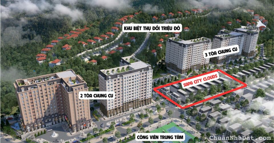 Mở bán shophouse quỹ hàng ngoại giao tại trung tâm Sapa - Chỉ cần thanh toán trước 2 tỷ