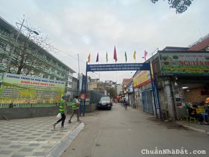 BÁN ĐẤT MẶT NGÕ Ô TÔ TRÁNH LẠC LONG QUÂN, 257M, MẶT TIỀN 6M, 22,3