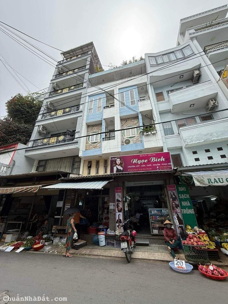 MT KINH DOANH LÊ TỰ TÀI, PHÚ NHUẬN, 5 TẦNG CÓ KC Ở NGAY. GIẢM 350TR CHỈ CÒN 13.45T TL 