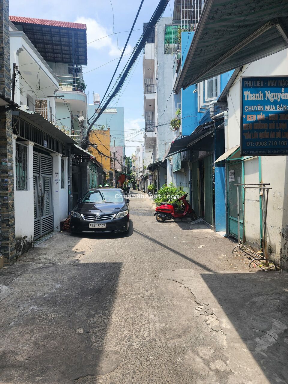 KCN TÂN BÌNH, HẺM XE HƠI LÊ TRỌNG TẤN, TÂN PHÚ, 110M2 CHUẨN MỰC, GIẢM SHOCK 450TR CHỈ 8T TL.