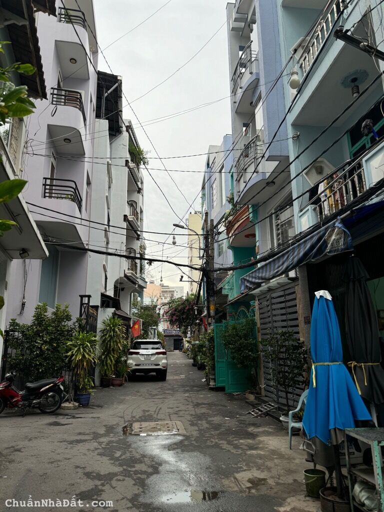 HAI MẶT HẺM, HẺM XE HƠI NGUYỄN THƯỢNG HIỀN, BÌNH THẠNH, 104M2 ĐẸP LUNG LINH, CHỈ 15T