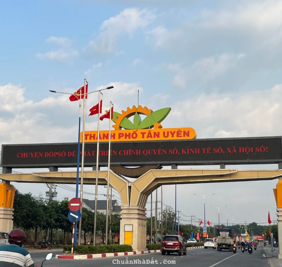 Lô góc 2 mặt tiền ngay trung tâm TP Tân Uyên Bình Dương gần trường CĐ Việt Nam - Hàn Quốc