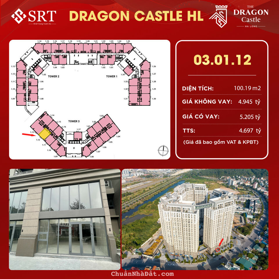 Đầu tư Shop chân đế Dragon Castle Hạ Long. Hàng cực phẩm độc quyền chỉ từ 600tr/căn chiết khấu ưu đ