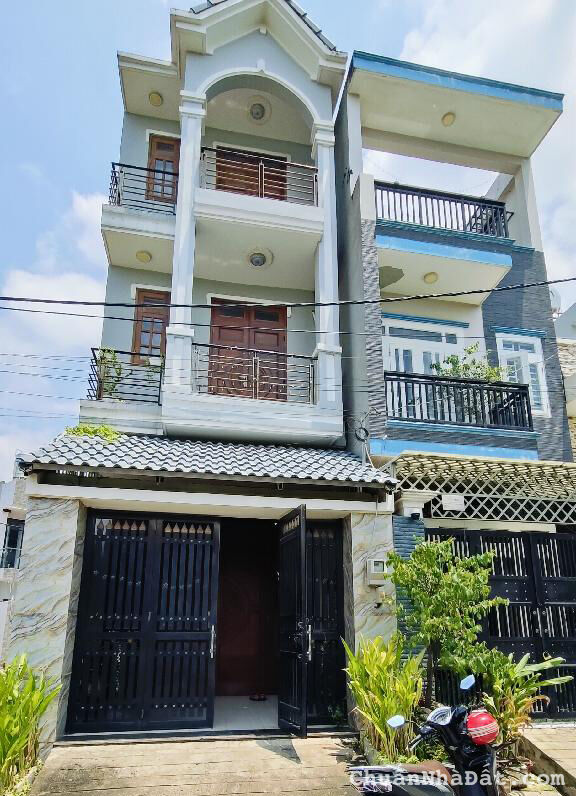 BÁN NHÀ 2 MẶT TIỀN HẺM XE HƠI 6M - 64.3M2, 4 TẦNG, LONG THUẬN, TRƯỜNG THẠNH, QUẬN 9