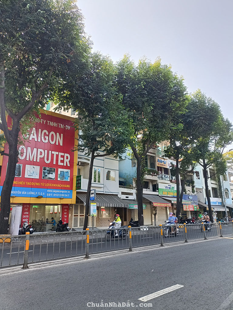 Bán nhà mặt tiền Nguyễn Văn Luông, Quận 6, 57m2, 2 tầng, giá 10,5 tỷ