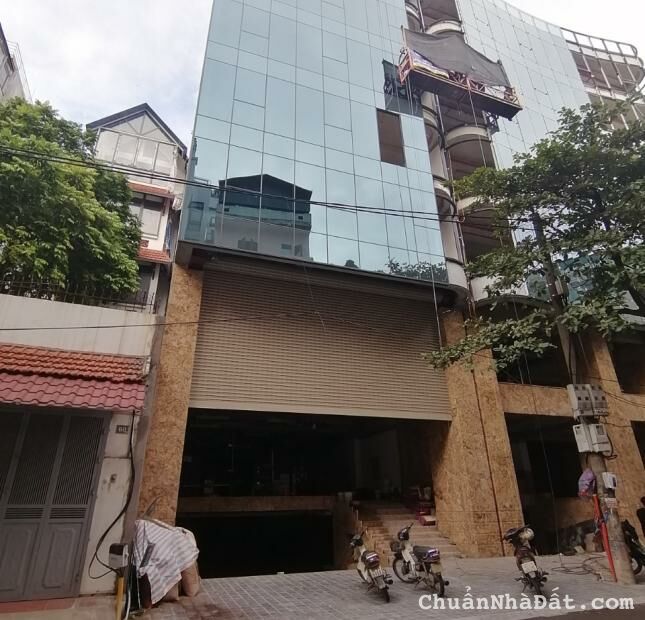 Cho Thuê tòa nhà Văn Phòng VIP 9 tầng mặt phố Hoàng Ngân DT 222m2 Mt 10m. Giá 15.000USD/th