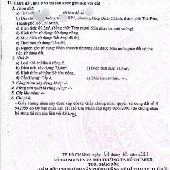 NGỘP BANK GẤP BÁN CHỈ 7.8 Tỷ - 90M2 - NGAY COOPMART - ĐH LUẬT - p.HIỆP BÌNH CHÁNH, THỦ ĐỨC 