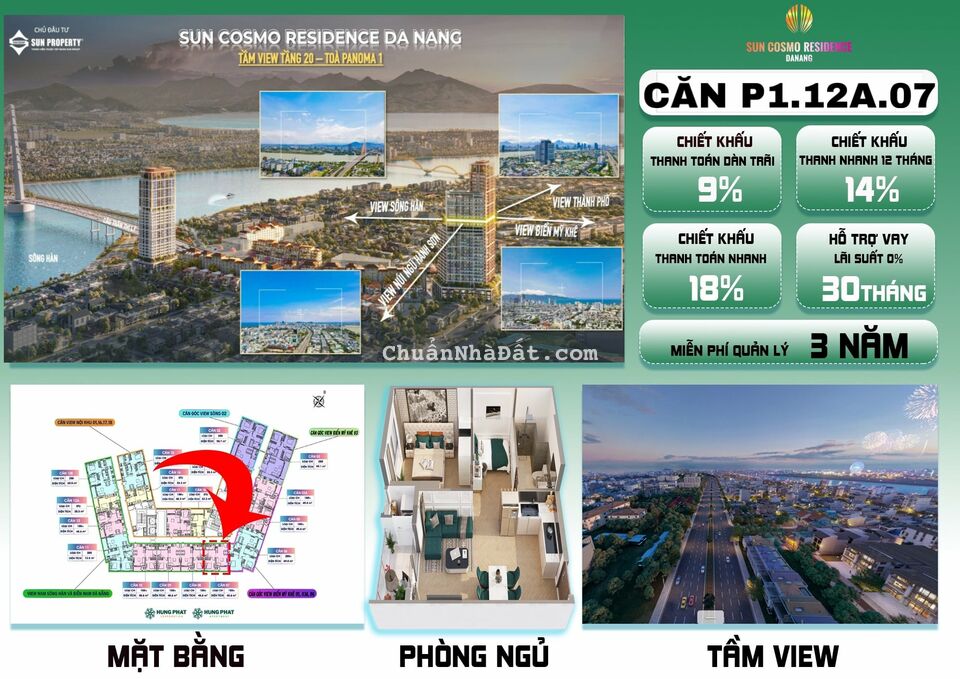 Suất ngoại giao căn 1+1 PN còn lại duy nhất tại tòa P1 – Sun Cosmo Residence Đà Nẵng Suất ngoại giao căn 1+1 PN còn lại duy nhất tại tòa P1 – Sun Cosmo Residence Đà Nẵng