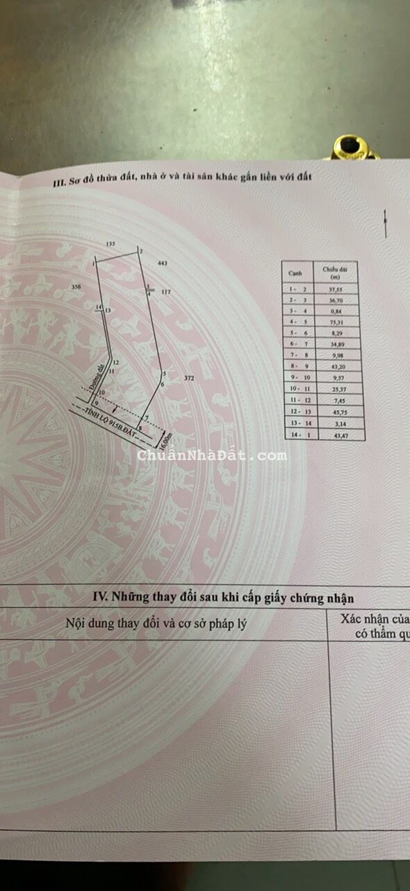 Bán 6 Công Đất Ruộng Mặt Tiền Đường Tỉnh Lộ 915B Bán 6 Công Đất Ruộng Mặt Tiền Đường Tỉnh Lộ 915B