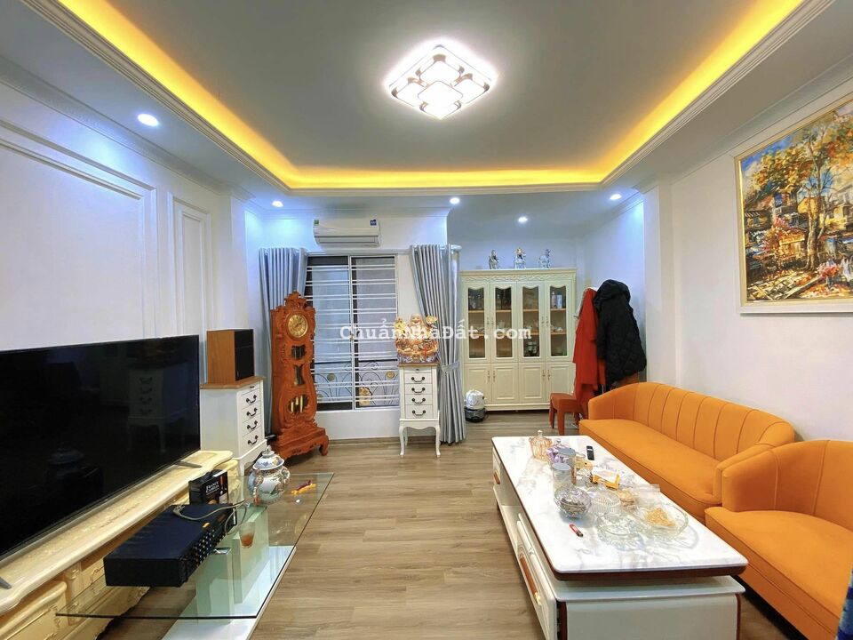 BÁN NHÀ MỚI ĐẸP GẦN OTO TRÁNH 35M2 6T MT5 5.99 TỶ HOÀNG HOA THÁM FULL NỘI THẤT 