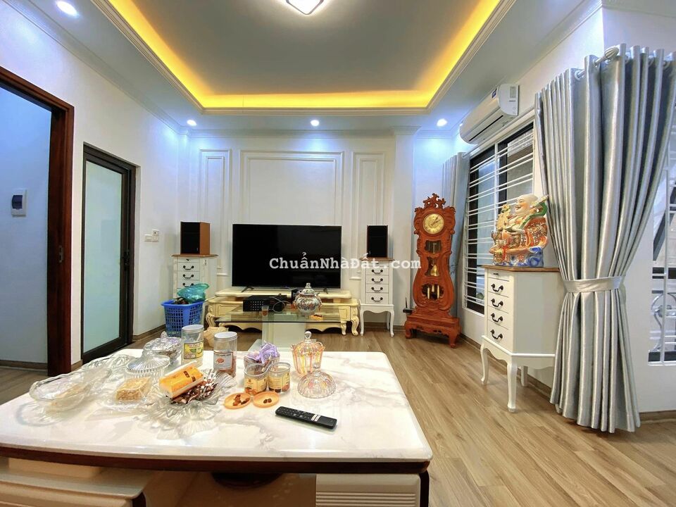 BÁN NHÀ MỚI ĐẸP GẦN OTO TRÁNH 35M2 6T MT5 5.99 TỶ HOÀNG HOA THÁM FULL NỘI THẤT 