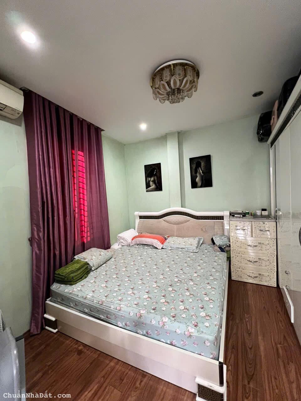 Cho thuê  nhà  ngõ ô tô Vạn Kiếp Hai Bà Trưng 40m x 5T - 4 ngủ giá 15tr, full nội thất