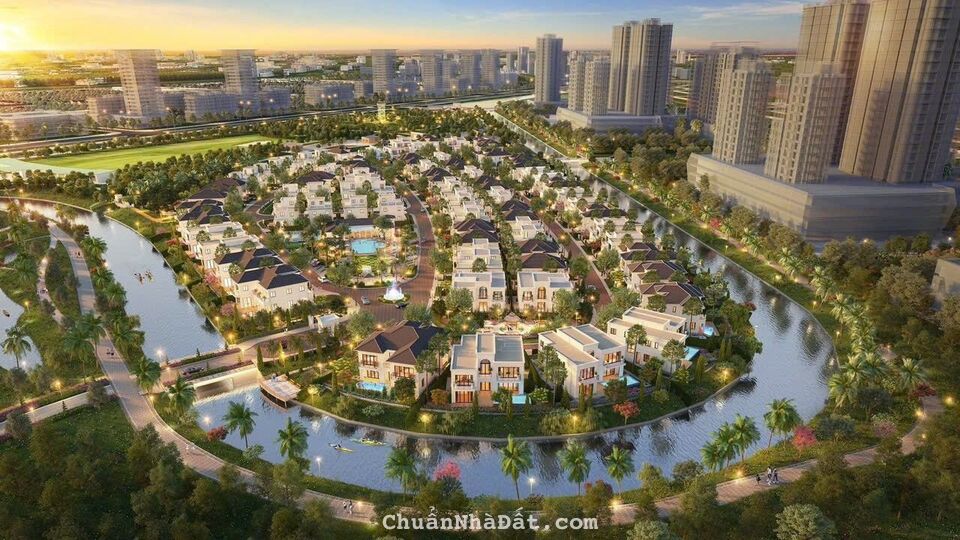 Biệt thự và dinh thự Park Village thiết kế châu Âu dự án Waterpoint giá dưới 20 tỷ 