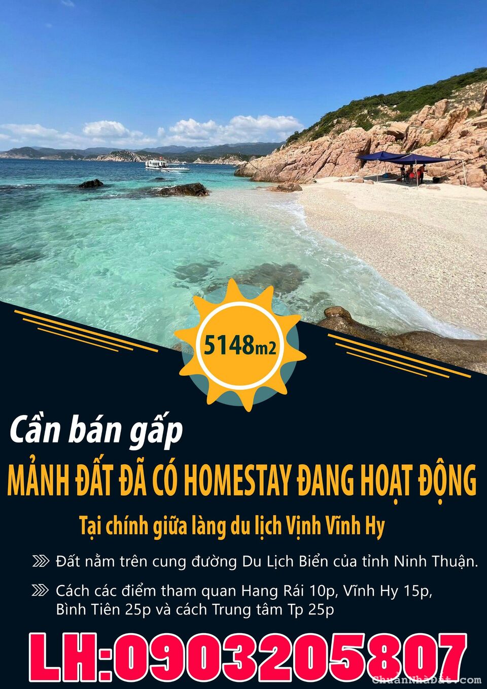 Cần bán gấp mảnh đất 5148m2 đã có homestay đang hoạt động tại chinh giữa làng du lịch Vịnh Vĩnh Hy Cần bán gấp mảnh đất 5148m2 đã có homestay đang hoạt động tại chinh giữa làng du lịch Vịnh Vĩnh Hy