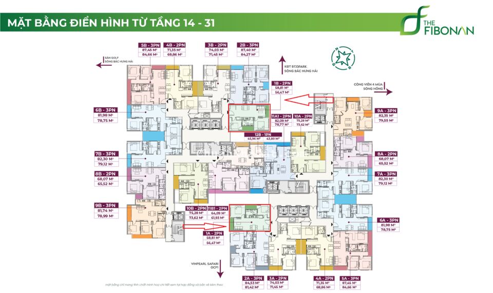 Mở bán đợt 1 căn hộ The Fibonan trong KĐT triệu cây xanh