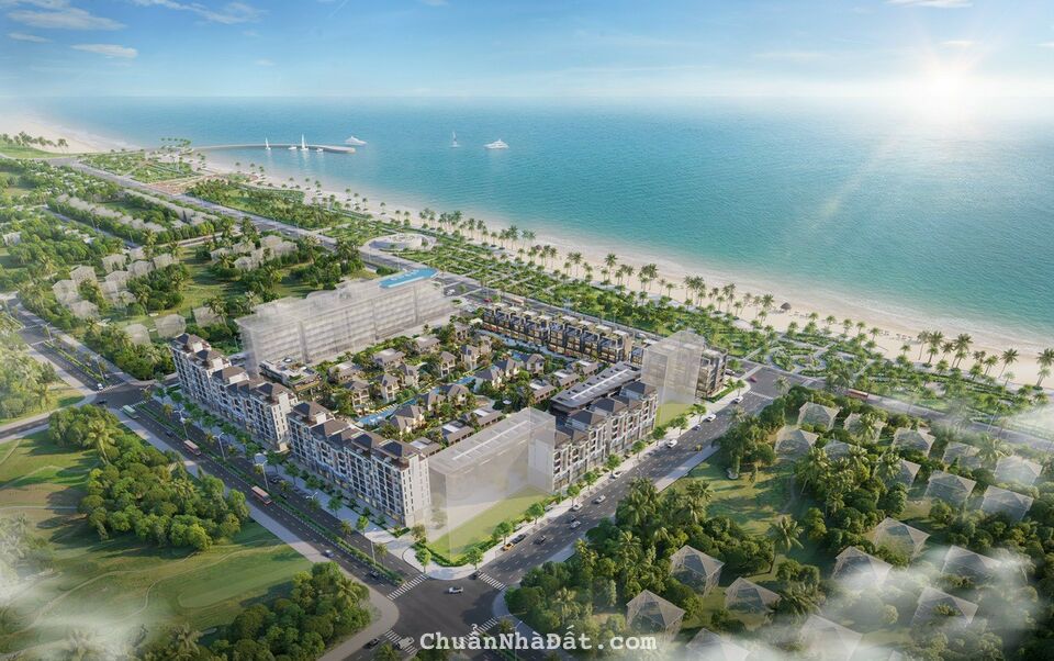 Chỉ từ 3,65 tỷ NHHT 70%, lãi 0%, CK 9,5% Shophouse 2 mặt tiền biển Laurora,sát biển cận phố KD 24/7