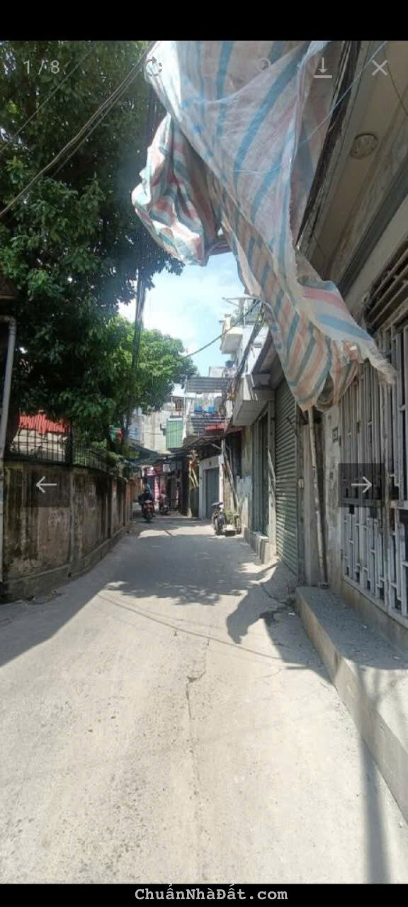 Bán đất tặng nhà Lĩnh Nam, Hoàng Mai 62m2, mặt tiền 4m, ôtô đỗ cửa 6.5 tỷ.