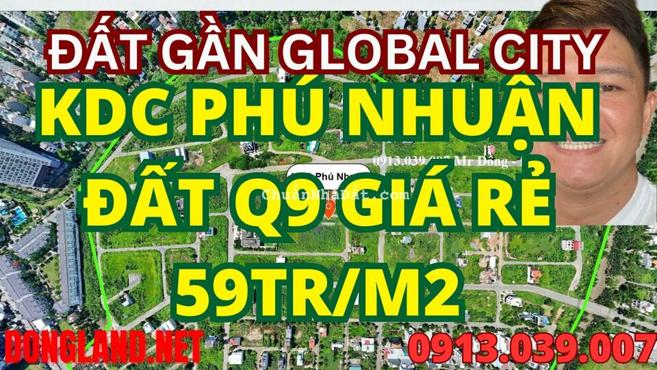 (Lô Đẹp) KDC Phú Nhuận Phước Long B Giá rẻ 69tr/m2 288m2 Đường 20m, Hàng Đầu Tư cuối cùng