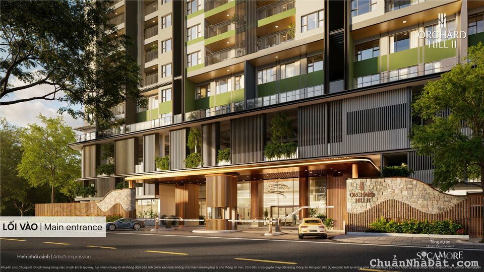 Căn hộ Orchard Hill 2PN2WC 93m2 chỉ 3tỷ900 Cho Thuê 22tr/tháng Sycamore Bình Dương