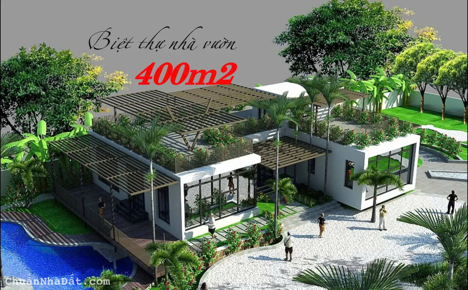 Đất biệt thự Vườn KDC Khang An Phú Hữu Rẻ 19% 10x40 400m2 Chỉ 14 tỷ 500 View Rạch Mát Mẻ