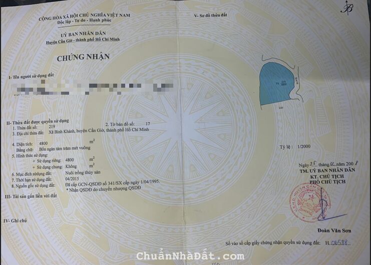 * CHỦ GỬI LÔ ĐẤT GIÁ RẺ TẠI XÃ BÌNH KHÁNH, CẦN GIỜ * * CHỦ GỬI LÔ ĐẤT GIÁ RẺ TẠI XÃ BÌNH KHÁNH, CẦN GIỜ *