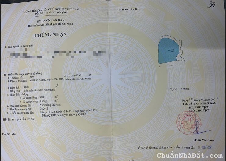 * CHỦ GỬI LÔ ĐẤT GIÁ RẺ TẠI XÃ BÌNH KHÁNH, CẦN GIỜ * * CHỦ GỬI LÔ ĐẤT GIÁ RẺ TẠI XÃ BÌNH KHÁNH, CẦN GIỜ *