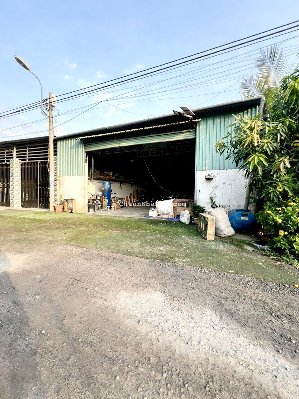 Bán đất + nhà xưởng diện tích 430m2 full thổ, xây dựng hết đất 👉 Mặt tiền đường 12m, Xã Trung An Bán đất + nhà xưởng diện tích 430m2 full thổ, xây dựng hết đất 👉 Mặt tiền đường 12m, Xã Trung An