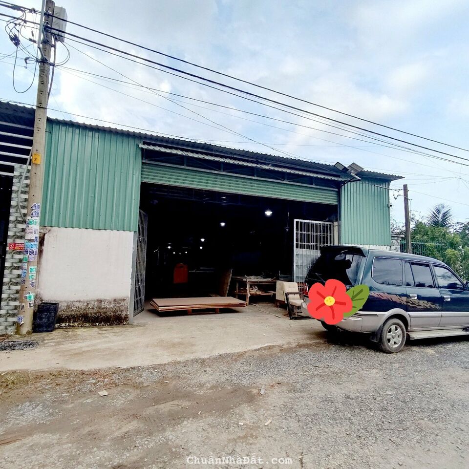 Bán đất + nhà xưởng diện tích 430m2 full thổ, xây dựng hết đất 👉 Mặt tiền đường 12m, Xã Trung An Bán đất + nhà xưởng diện tích 430m2 full thổ, xây dựng hết đất 👉 Mặt tiền đường 12m, Xã Trung An