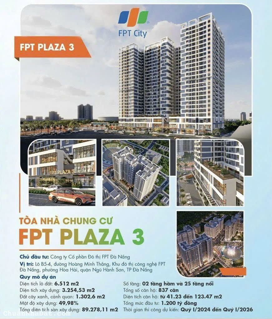 FPT PLAZA 3 - Căn hộ cao cấp tại khu đô thị công nghệ FPT City Đà Nẵng!