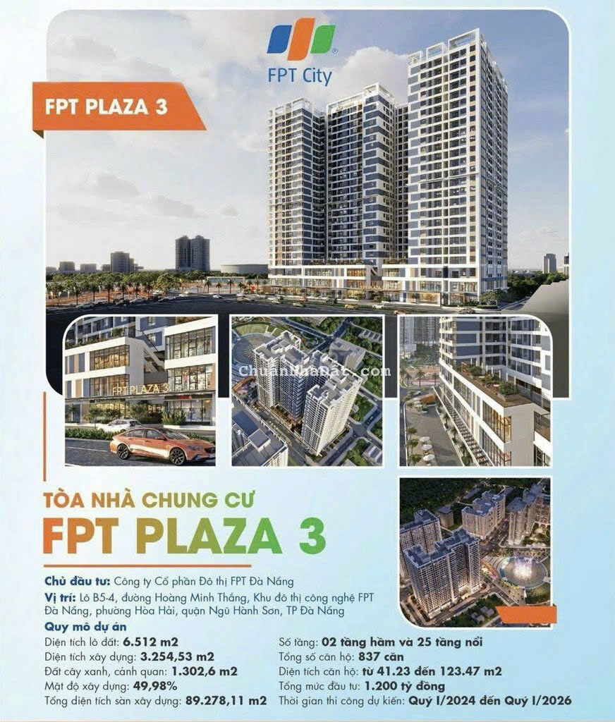 FPT PLAZA 3 - Căn hộ cao cấp tại khu đô thị công nghệ FPT City Đà Nẵng