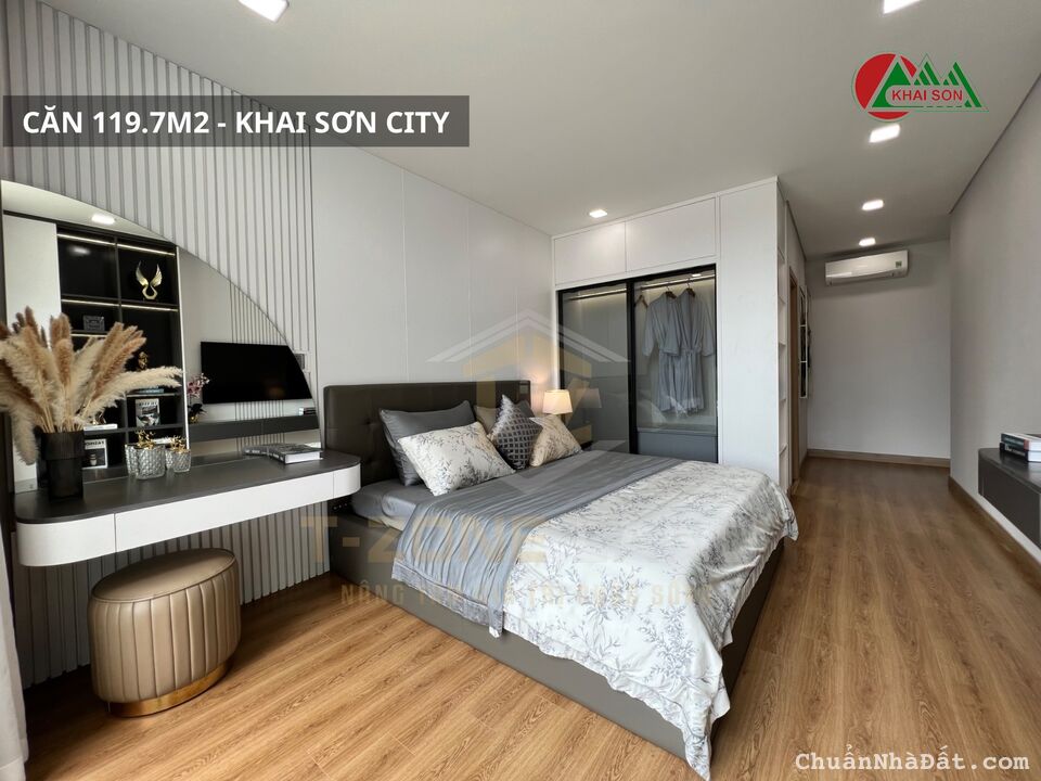 Duy nhất căn 2PN - tầng trung - view thoáng tại Khai Sơn City, Vốn tự có chỉ 1,3 tỷ - HTLS 0% 18T