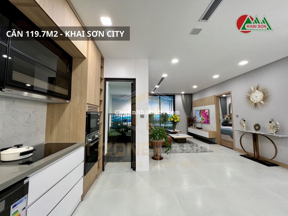 Duy nhất căn 2PN - tầng trung - view thoáng tại Khai Sơn City, Vốn tự có chỉ 1,3 tỷ - HTLS 0% 18T