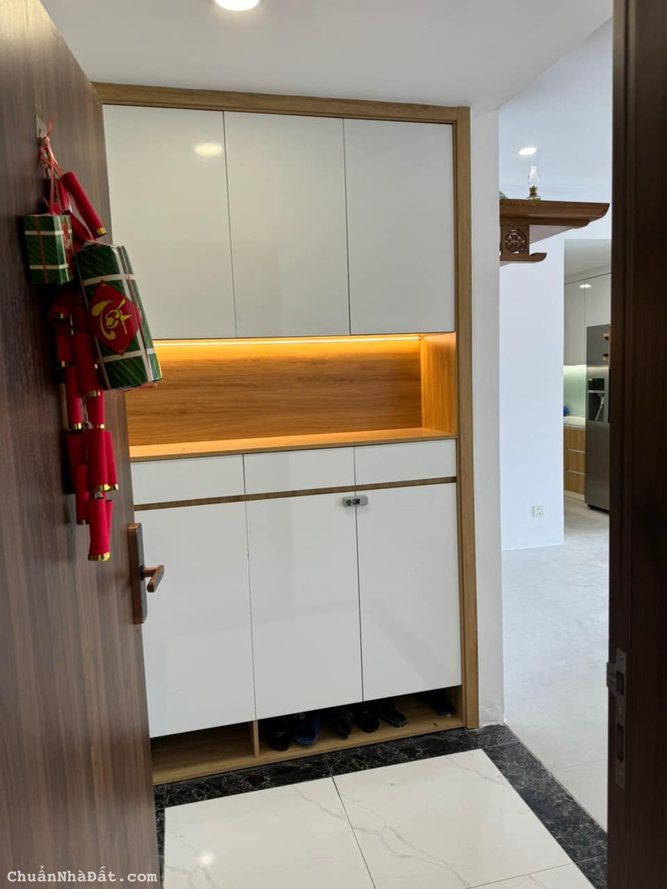 Cho thuê căn hộ No01 Berriver Bồ Đề, 84m2 2PN Full đồ 15tr.