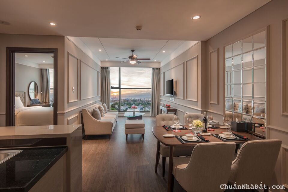 Cắt lỗ 1,5 tỷ căn hoa hậu biển 2PN Altara Suite 100m2 view Mỹ Khê full nội thất Luxury, sổ lâu dài