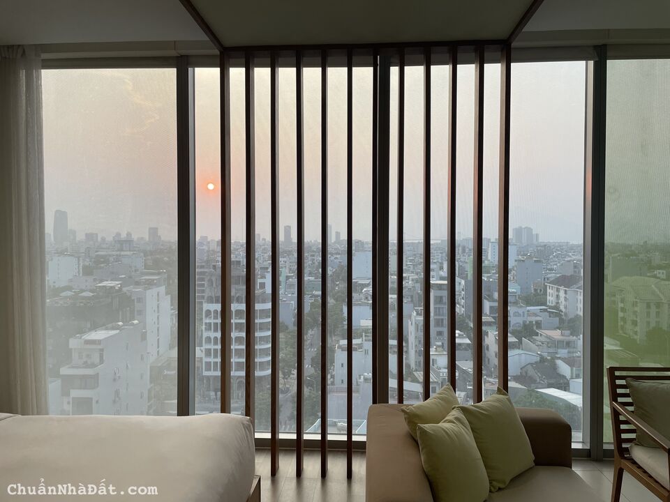 Hàng Hiếm! 1 căn Fusion Suites 1PN duy nhất view biển Mỹ Khê full nội thất, sẵn sổ hồng lâu dài