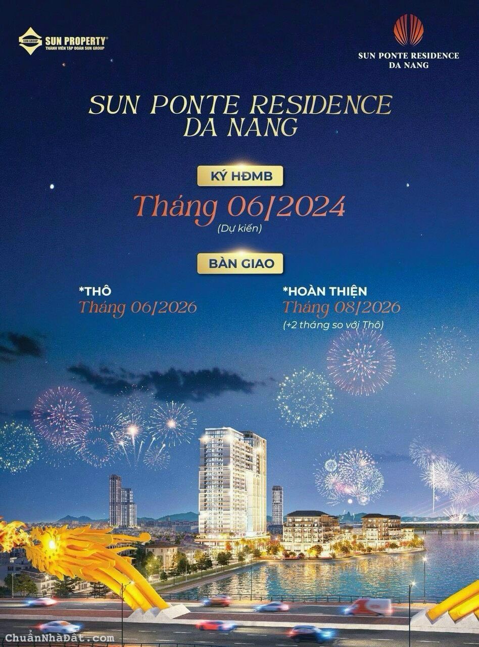 Chính thức mở bán toà tháp đôi Sun Ponte Resdence Đà Nẵng.