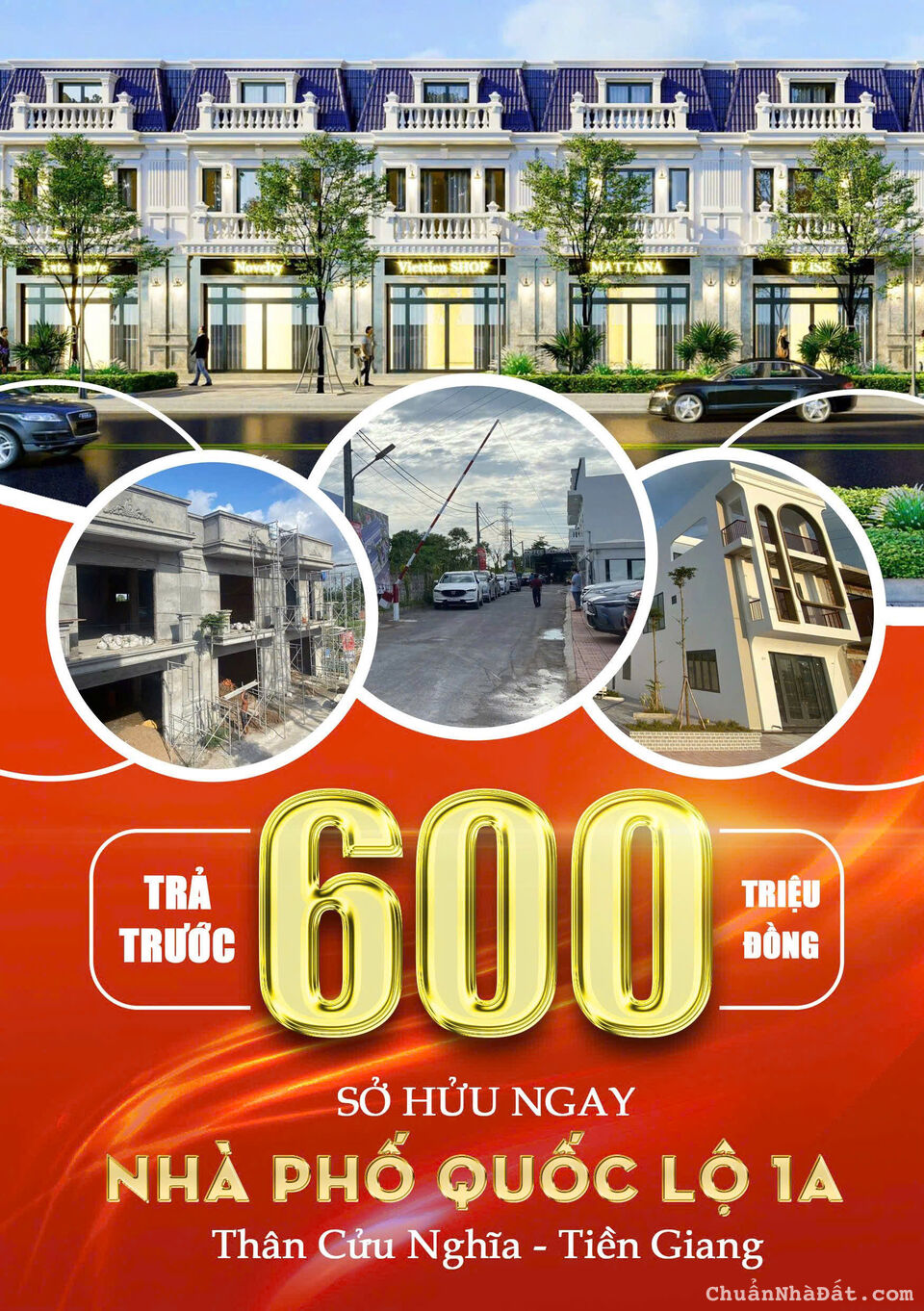 Chỉ 600tr sở hữu ngay nhà 1 trệt 1 lầu khu dân cư Thân Cửu Nghĩa