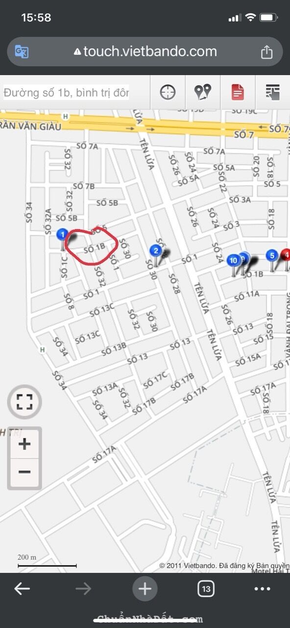 Cho thuê nhà đương số 1B, Phương Bình Trị Đông B, 4x20m, gác, 10 triệu, gần Aeon Mall