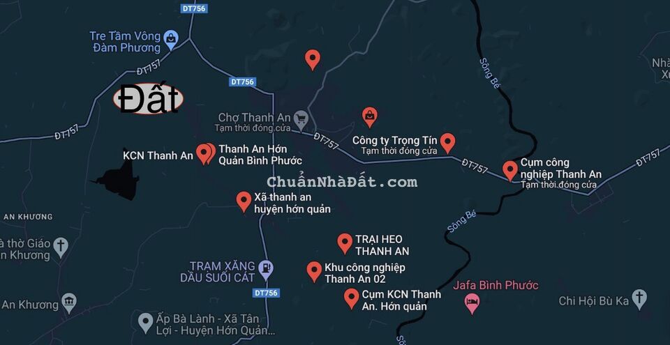 Bán lô đất 130triệu 161m2 sổ hồng riêng thổ cư,hổ trợ ngân hàng 50% , Hớn Quản Bình Phước