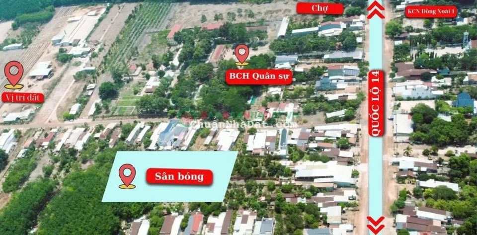 Đất nền KDC Tân Thành Đồng Xoài giá cực sốc chỉ hơn 2tr/m2