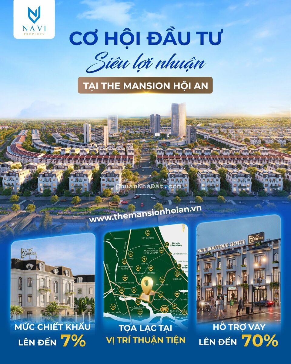 THE MANSION HỘI AN – TÂM ĐIỂM TIỆN ÍCH VÀ KINH DOANH SẦM UẤT GIÁ CHỈ TỪ 14TR/M2 THE MANSION HỘI AN – TÂM ĐIỂM TIỆN ÍCH VÀ KINH DOANH SẦM UẤT GIÁ CHỈ TỪ 14TR/M2