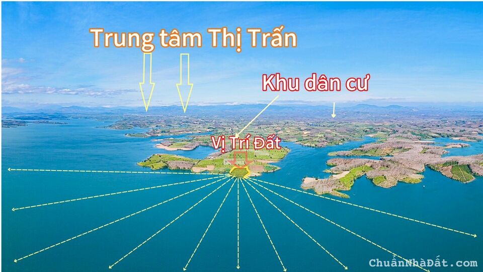 Bán đất view hồ 3 mặt tiền tại xã hà mòn huyện đắk hà tỉnh kon tum
