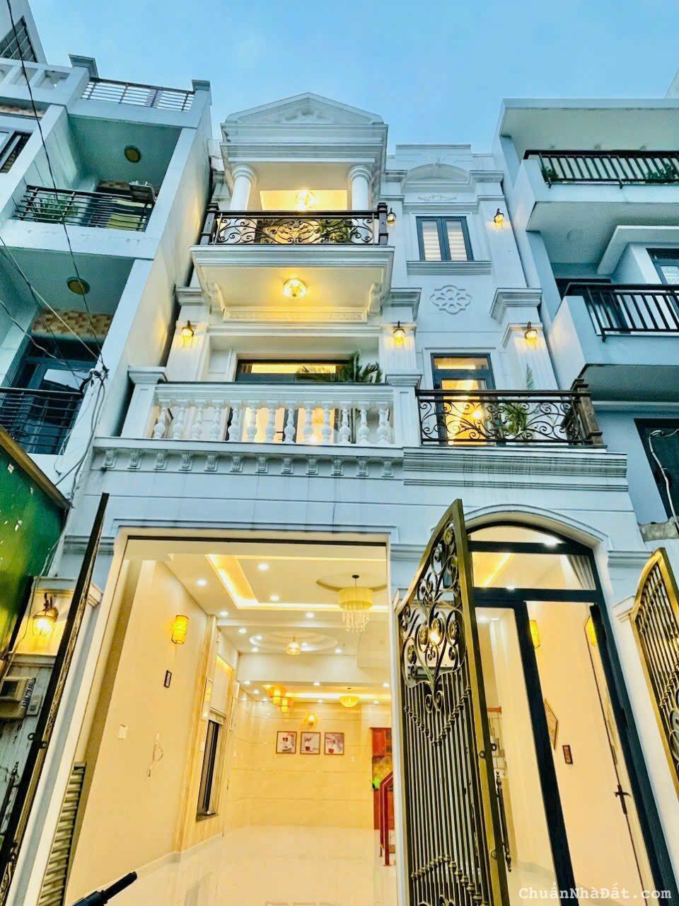 Nhà Phố Đẹp Có Thang Máy HXH 6m Lê Đức Thọ P6 (4*16m) Gía 9Tỷ TL