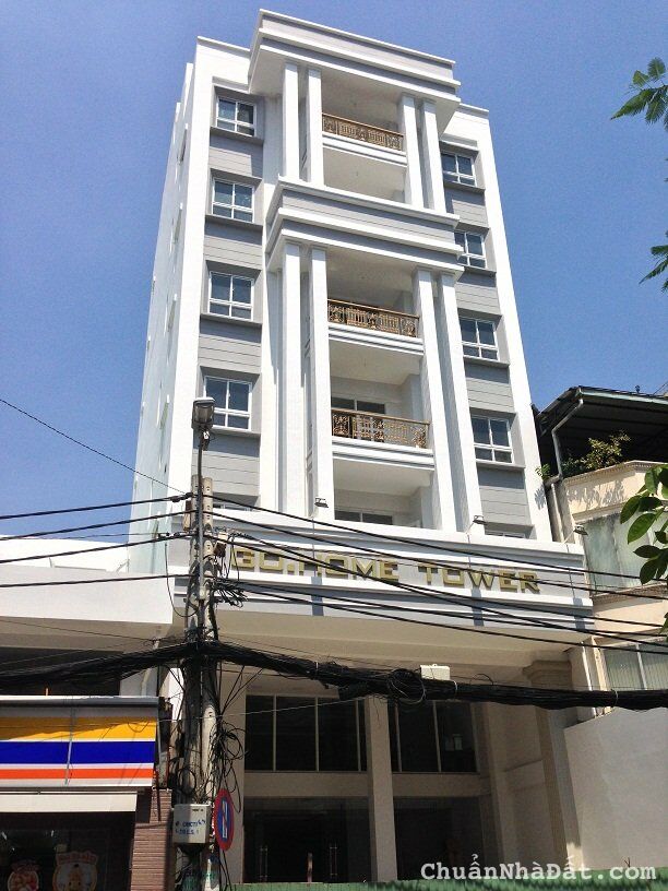 Bán tòa nhà 84A Nguyễn Cửu Vân Q Bình Thạnh,  DT:8x15m, KC:Hầm + 6 lầu, giá: 68 tỷ