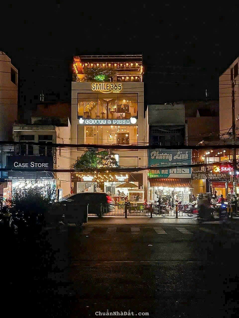 Cho thuê nhà 621 đường 3 Tháng 2 Quận 10, DT: 6x10m, 4 lầu, giá: 80tr TL