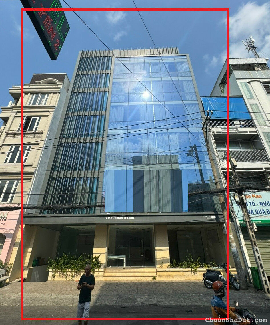 Cho thuê nhà 15-17-19 Hoàng Dư Khương Quận 10, DT: 15x12m, KC: Hầm + 7 tầng + thang máy