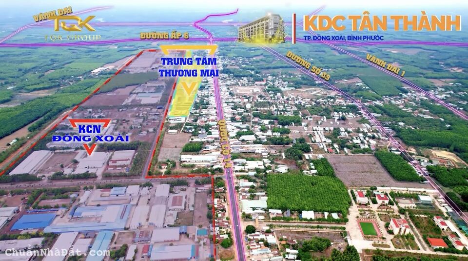 Cần tiền bán gấp lô đất nền mặt tiền TT TP Đồng Xoài, Bình Phước giá siêu Tót!