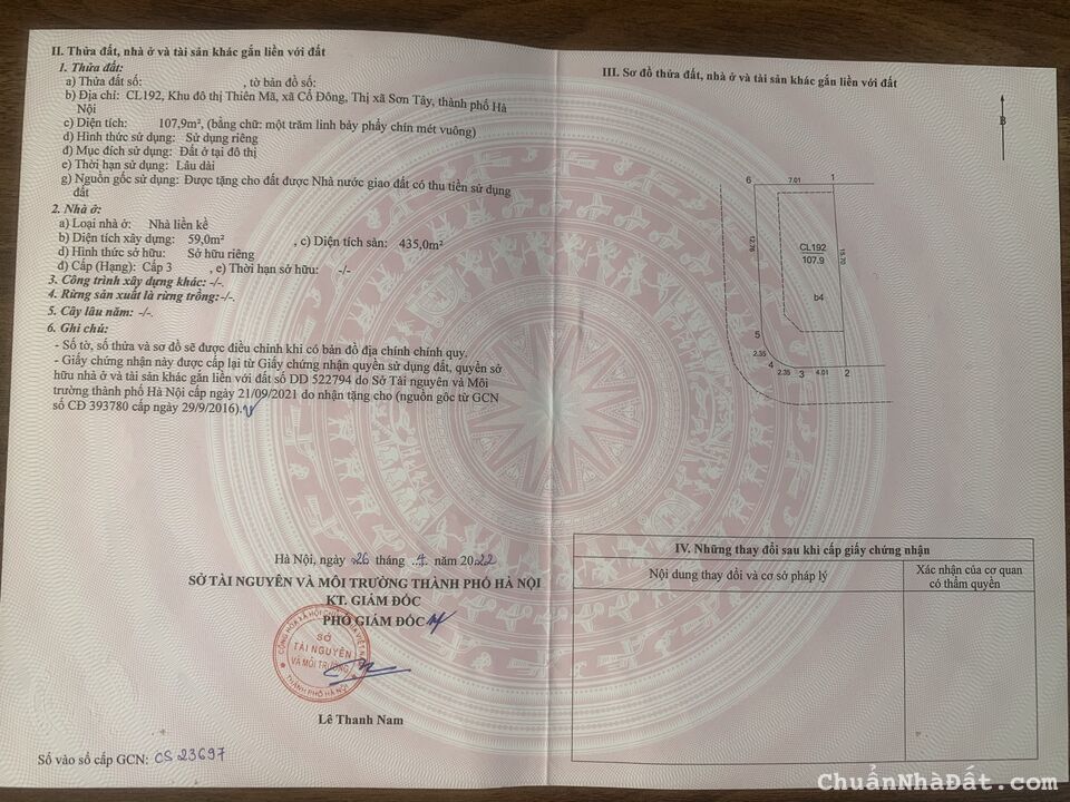 Bán nhanh Biệt thự Lô góc hai mặt tiền view vườn hoa Cổ Đông, Sơn Tây, giá 7,5 tỷ