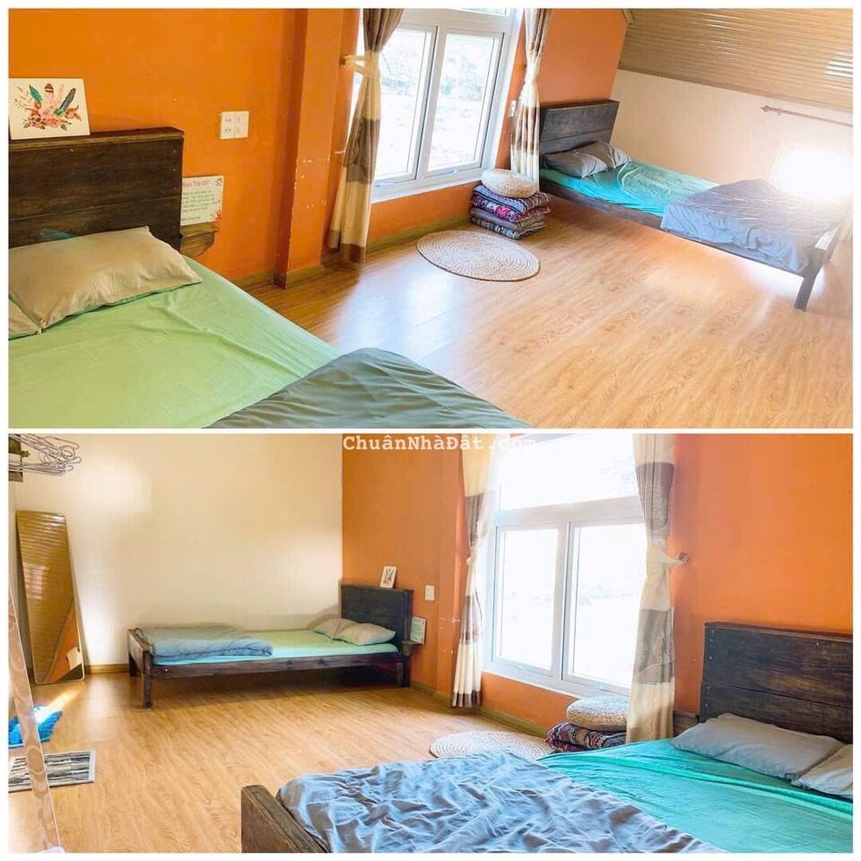 SANG HOMESTAY SÂN VƯỜN ĐÀ LẠT, ĐƯỜNG PHAN CHU TRINH, SỨC CHỨA 32 KHÁCH, 17TR/THÁNG, LH 0888-113-882